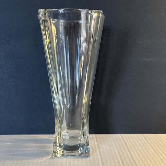 Vintage Anchor Hocking Rocket Vase Clear tempered soda-lime-silicate 8.75" - Picture 1 of 4
